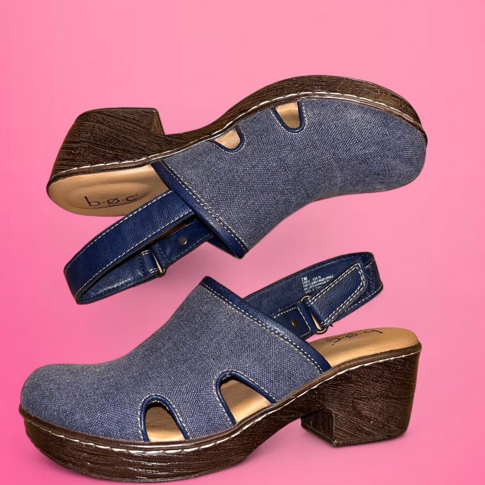 Denim clogs - image 2